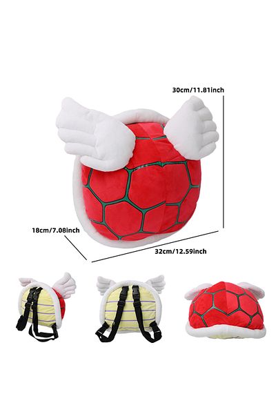 Takara Tomy 03 Paratroopa bag Game Super Mario Koopa Bowser Soft Plush Backpack Larry Lemmy Iggy Ludwig Koopa Pa