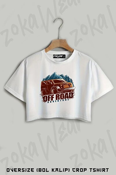 ZOKAWEAR Tricou oversize cu imprimeu Off Road Ts