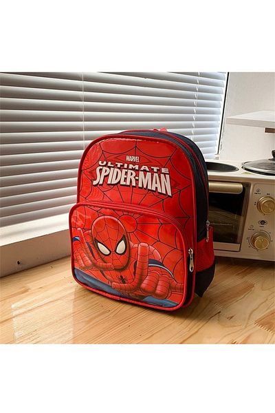 Hasbro red Disney Marvel Spiderman Schoolbag Anime Avengers Cartoon Figure Captain America Iron Man Childre
