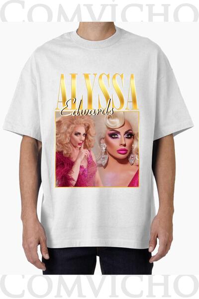 COMVİCHO تي شيرت مطبوع بتصميم أليسا v1 للجنسين