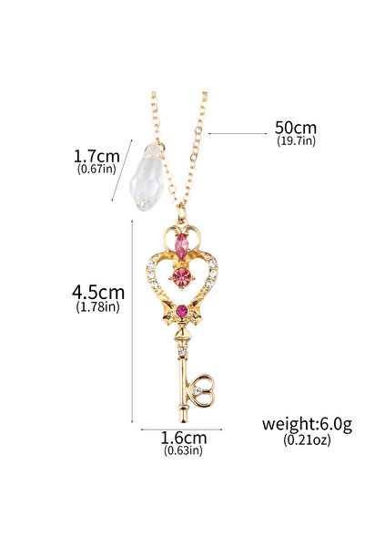 Choice قلادة قمر لطيفة من الرسوم المتحركة N01081-01، قلادة تسوكينو أوساجي، فتاة سحرية متحولة، قلادة كرتونية، زي تنكري