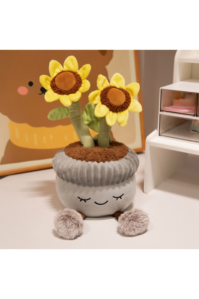 Choice انظر الخيار 30 سم عباد الشمس cx 30 سم زهرة اصطناعية لعبة قطيفة نباتات ...