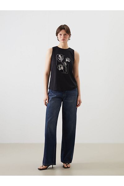LC Waikiki Crew Neck Printed Women's Athlete