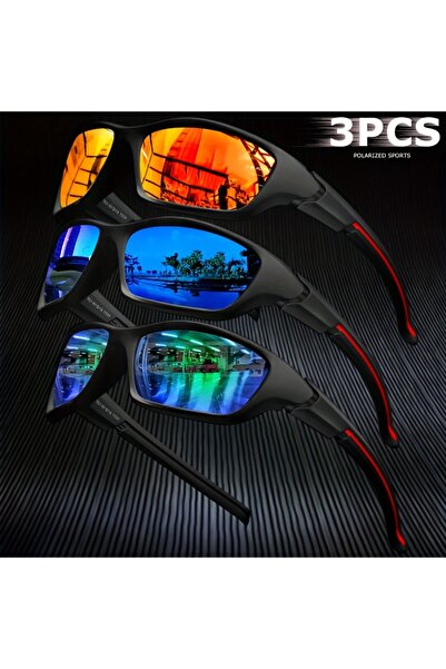 Choice 3PCS-2 2/3PCS New Polarized Sunglasses for Men Outdoor Fashion Sports ...