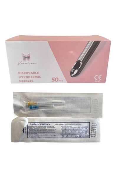 Floraison Medikal Dolgu Kanül 25G 50 mm 50 Adet /1 kutu