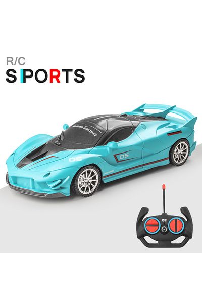 Choice 1PCS 1/18 RC Car LED Light 2.4G Radio Remote Control Sports Cars For Children Racing High Speed Driv