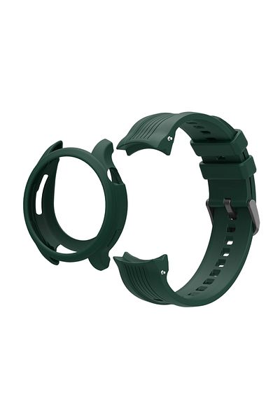 Choice Green Silicone Strap + Case for Amazfit Balance Watchband Sport Bracelet Protective Cover for Amazfi