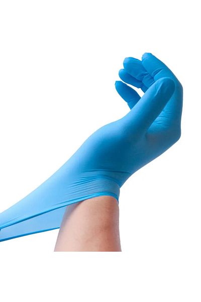 Choice M Blue-50PCS 50/100PCS Blue Nitrile Gloves Disposable Waterproof Blue Gloves Kitchen Dishwashing Pet