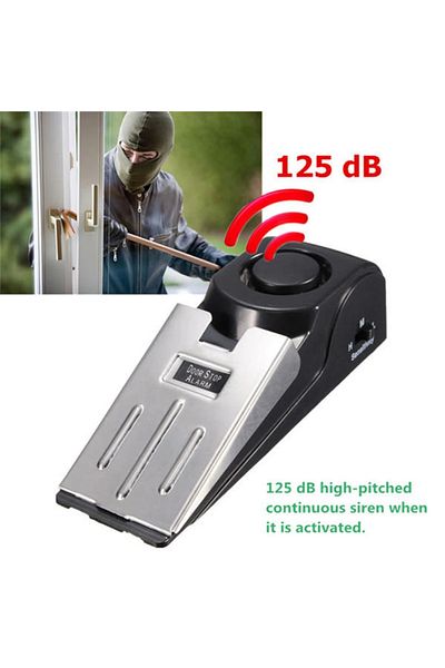 Choice Security protection 125dB super loud anti-theft alarm system, household wedge-shaped door stopper...