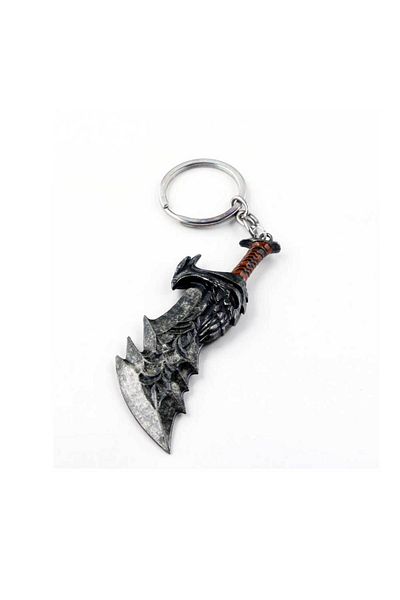 Choice سلسلة مفاتيح Blades of Chaos God of War Ragnarok Kratos Leviathan Axe Blades of Chaos Key Chain Weapon P