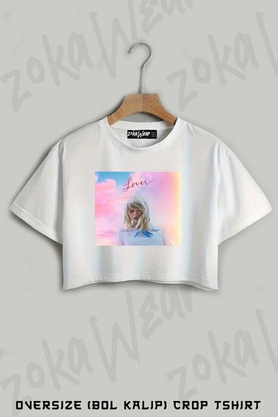ZOKAWEAR Tricou oversize cu imprimeu Lover V2 Taylor Swift