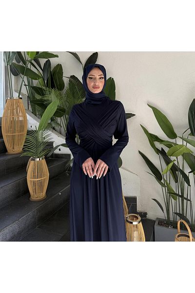 ENSA TESETTUR Φόρεμα Linda Stone Navy Blue