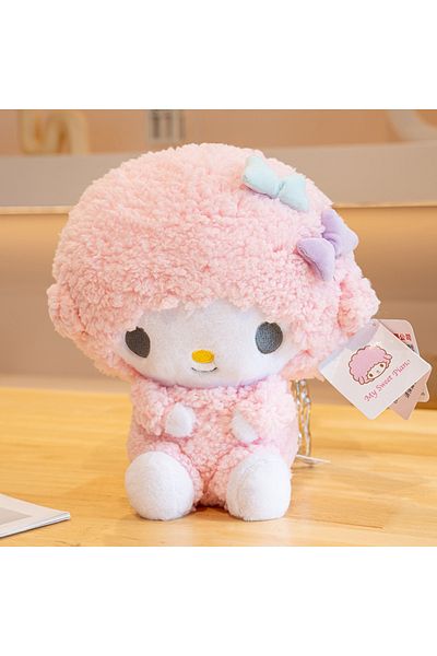 Choice sheep 25cm Sanrio Plush Doll Flower series Hello Kitty Kuromi Plush Stuffed Doll Cinnamoroll My Melo