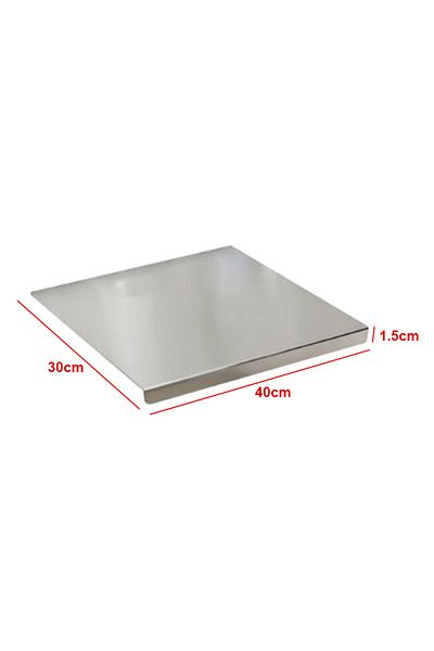 Choice 1Pc Large Size Household stainless steel chopping board Double Panel multifunctional Pastry Baking B