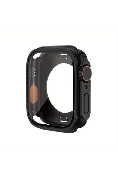 Choice Series 654 SE 44MM black Change To Ultra Full Protector Case for Apple Watch 45 46 44mm Tempered Gla