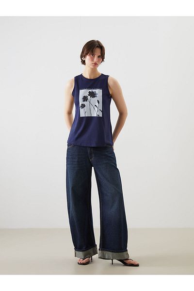 LC Waikiki New Season Crew Neck Printed Women's Undershirt - S5Mp32Z8