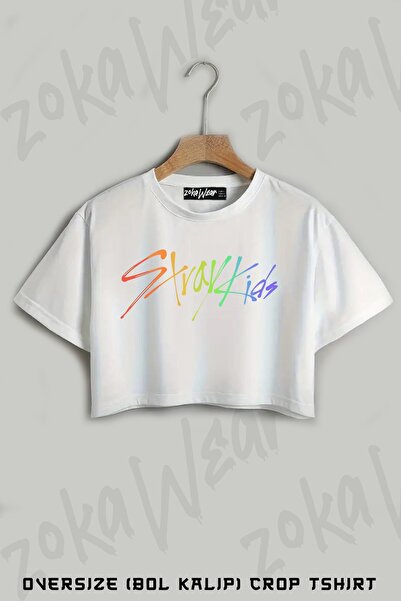 ZOKAWEAR Stray Kids K pop x2 εμπριμέ μπλουζάκι μεγάλου μεγέθους
