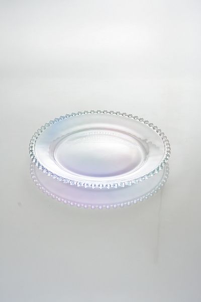 Perotti Beaded Luster 6-Piece 20 cm Glass Cake Plate