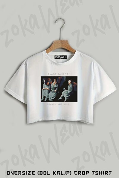 ZOKAWEAR Tricou oversize cu imprimeu Black Sabbath Smok