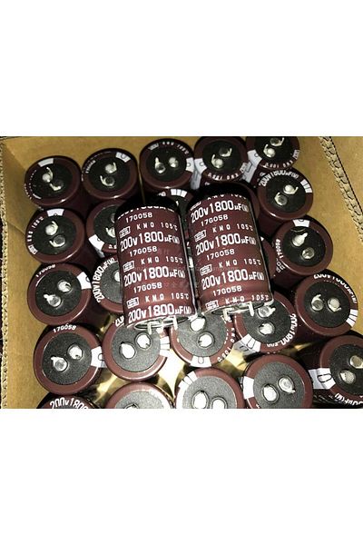 Choice 1pcs 2024 NEW 1800uF 200V NIPPON NCC KMQ Series 30x45mm Super Downsized 200V1800uF Aluminum Electrol