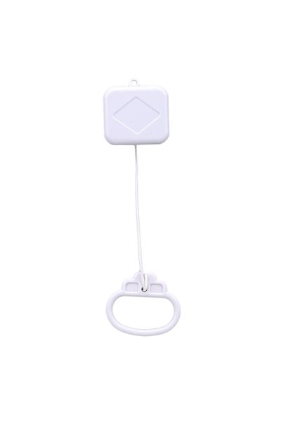 Choice white Pull String Cord Music Box White Baby Infant Kids Bed Bell Rattle Toy Gifts New Parts Accessor