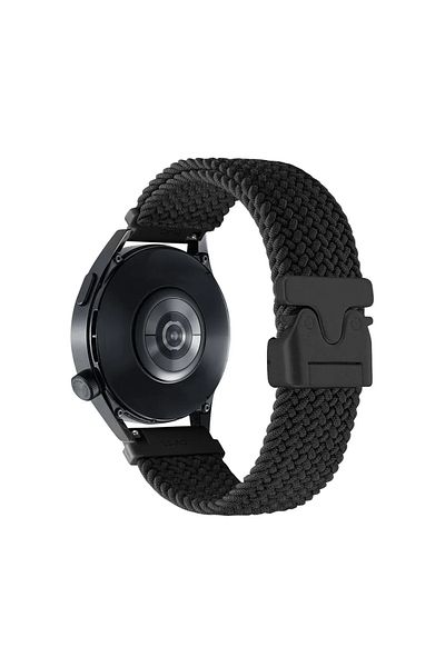 Choice 22mm watch abnd 01 black Strap For Samsung Galaxy Watch 7/FE/6/5/5 pro/4/Classic/3 Braided Bracelet