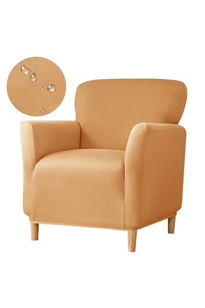 Choice A10 Sofa Cover Stretch Spandex Tub Chair Cover Water Repellent Elastic Club Sofa Covers Solid Color