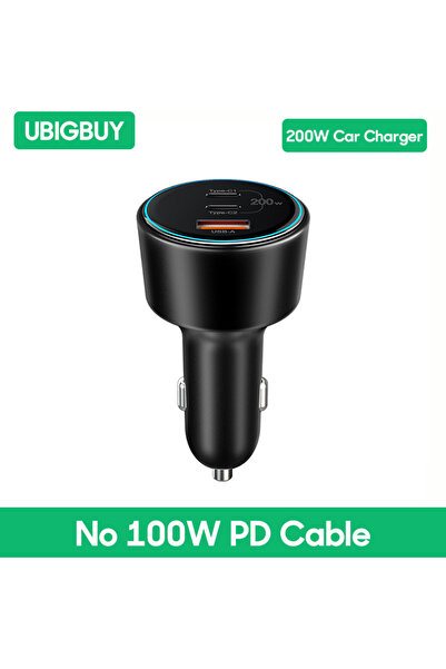 Choice 200W Car Charger Ubigbuy 200W Car Charger 3-Port Quick Charge 3.0 USB ...