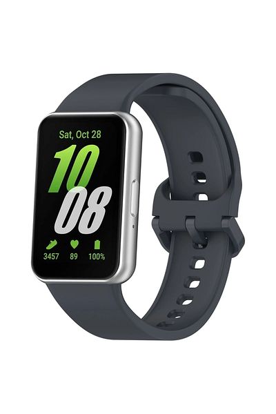 Choice Samsung Galaxy Fit 3 grey Silicone Strap For Samsung Galaxy Fit 3 Watch Bracelet Replacement Sport W