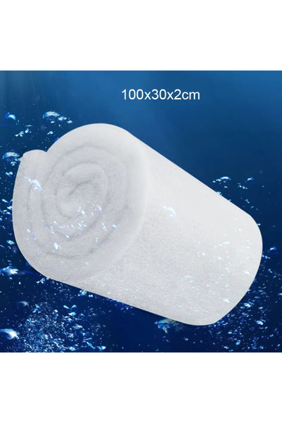 Choice4 فلتر حوض سمك أبيض 100×30×2 سم، إسفنجة قطن سميكة للغاية ثنائية التركيب...