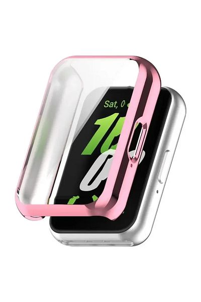 Choice Pink Case For Samsung Galaxy Fit3 Screen Protector TPU Full Coverage Protective Cover For Samsung Ga