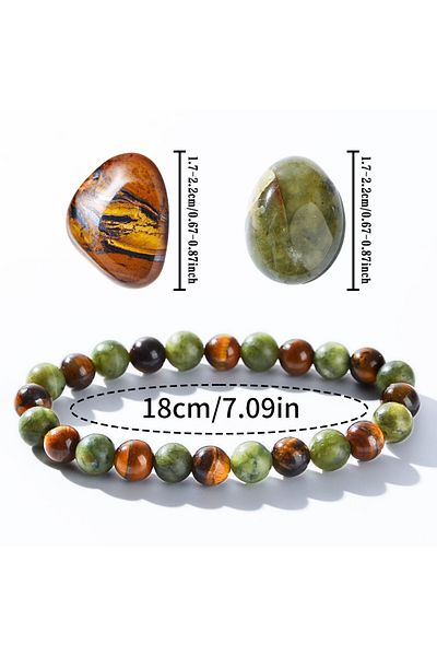 Choice 3PCS Prosperity and Abundance Healing Bracelet - Relaxation, success enhancement bracelet, personal