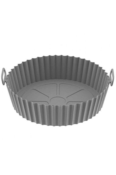 SIKS Silicone Protective Tray for Air Fryer, Universal, For Deep Fryer, Frying, Baking, Gray