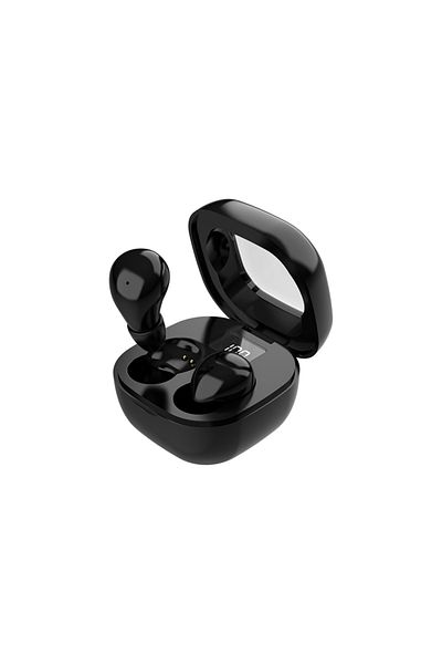 Kebidumei Black Mini Invisible Headphones TWS Bluetooth 5.3 Earphones Wireless Heasets HIFI Stereo Noise Reduc