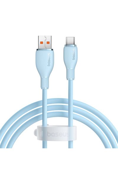 Baseus 1.2m Blue Baseus Fast USB A To Type C Cable Fast Charging Data Cord Wire For Xiaomi Samsung USB C to