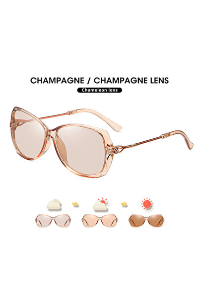 Choice نظارة شمسية أنيقة للنساء من LIOUMO 2025، بعدسات مستقطبة بلون الحرباء، ...