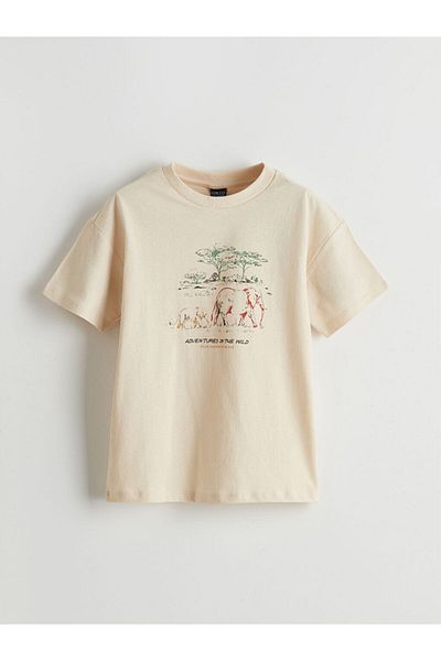 LC Waikiki Νέα σεζόν Crew Neck Boy's Tisort - S5IU48Z4