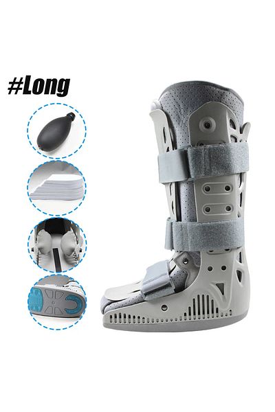 Choice M Long-1PCS Inflatable Walking Boot,Air Cam Walker Fracture Boot Orthopaedic Boot for Sprained,Air W
