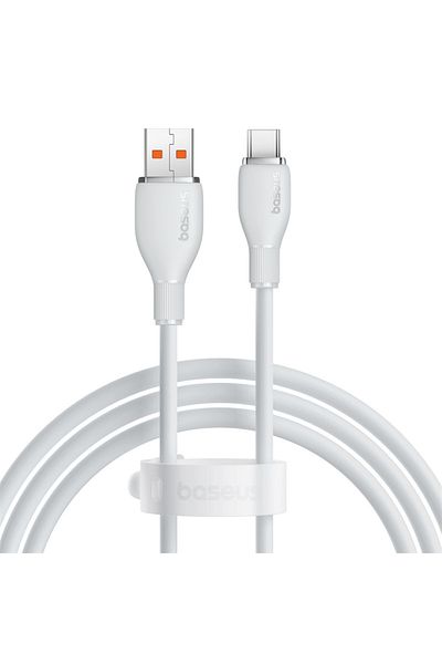 Baseus 1.2m White Baseus Fast USB A To Type C Cable Fast Charging Data Cord Wire For Xiaomi Samsung USB C t