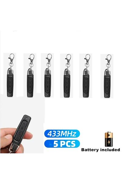 Kebidumei 5PCS ABCD Type 433mhz Wireless Remote Control 433.92Mhz Receiver Module RF Transmitter Electric Clon