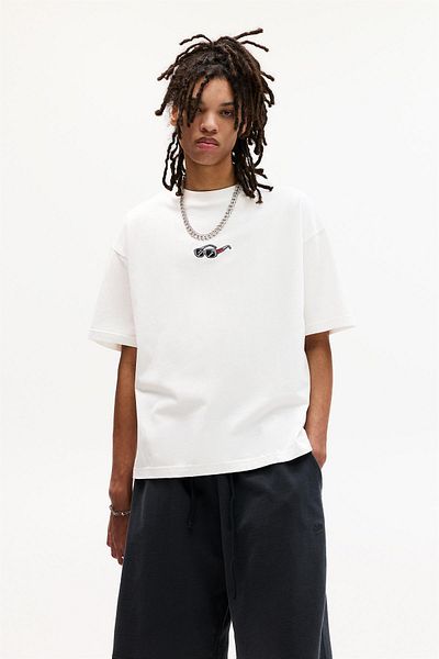Pull & Bear Embroidered STWD T-shirt
