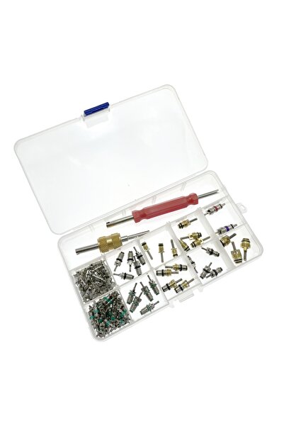 Choice 102pcs 102Pcs Car Air Conditioner Valve Cores Assortment A/C AC Shrade...
