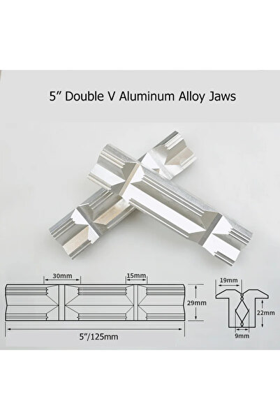 Choice3 LTL3V05 Vise Magnetic Protective Cover 4-8'' Jaws Protect Cover Alumi...