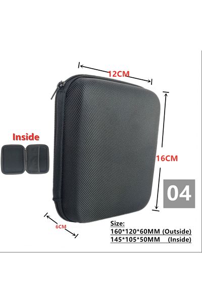 Choice 04 Earphone Data Storage Bag Cable Organizer Multimeter Electronic Box Bags Zipper Pouch Tech Gadge