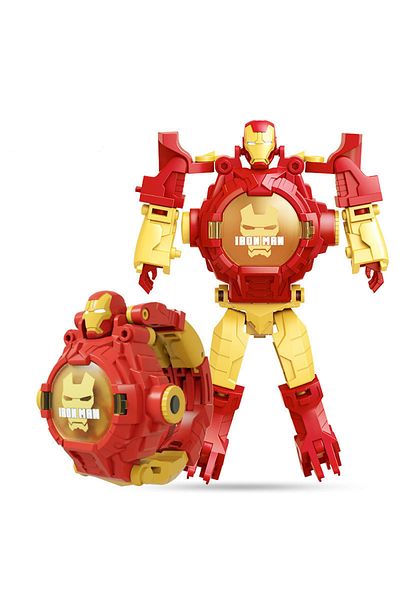 Miniso GTX 24 images Disney 24 Projection Patterns Spiderman Children Watches for Boy Deformation Robot Pro
