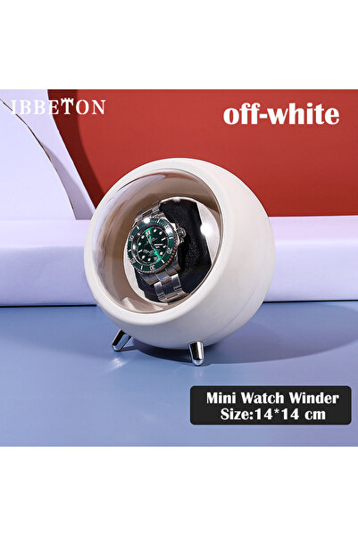 Choice صندوق تخزين لساعة IBBETON أحادية اللون باللون الأبيض لساعات أوتوماتيكي...