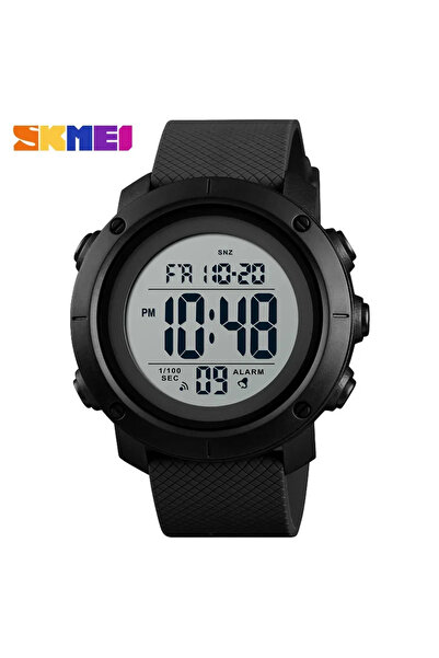 Skmei ساعة رقمية رياضية مقاومة للماء للرجال باللونين الأسود والأبيض 1426 1426...