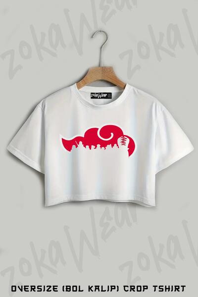 ZOKAWEAR Uchiha Itachi Naruto v8 Τυπωμένο μπλουζάκι Oversize Crop