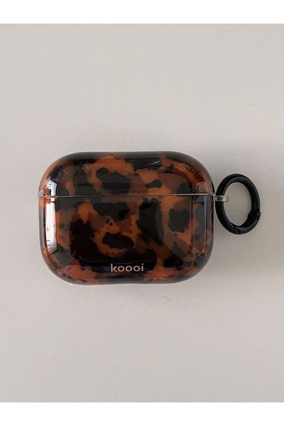 Choice For AirPods Pro BROWN Retro Hawksbill Turtle Pattern Deep Amber Earphone Case Cover For AirPods 1 or
