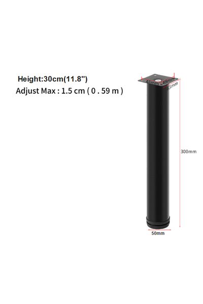 Choice 30cm 4pcs 5-30cm Stainless Steel Furniture Legs Metal Adjustable Legs，for Cabinet Table Legs Sofa Fe